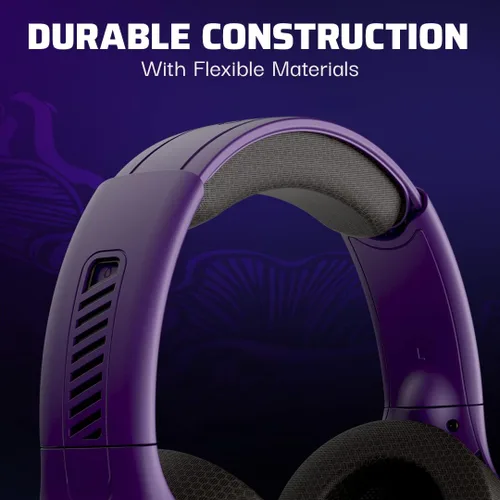 Vista 4 de PDP AIRLITE Pro Wireless Headset with Mic for Xbox Series XS, Xbox One, Windows 1011 - Purple Fade (Only at Tienda)