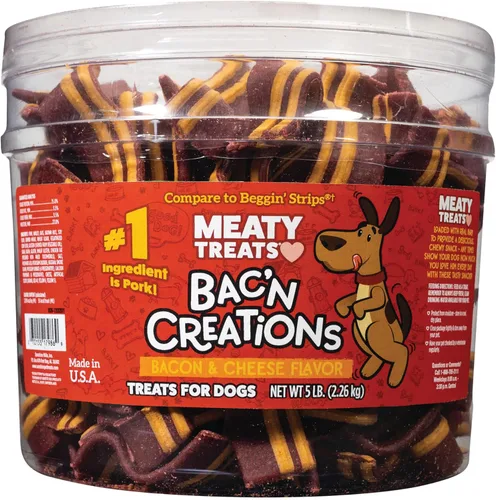 Vista 23 de Meaty Treats Bac'n Creations - Sabor a tocino, 40 onzas