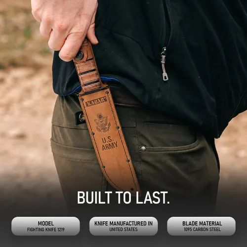 Vista 5 de KA-BAR Navaja de lucha del ejército de los Estados Unidos/Cuchillo
