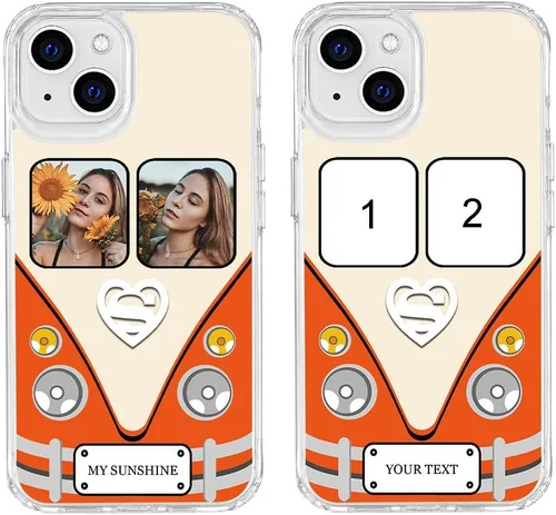 Vista 29 de Funda de teléfono personalizada para Apple iPhone 8 Plus iPhone 7 Plus, personalizada con foto, imagen, texto, imagen, diseño de imagen