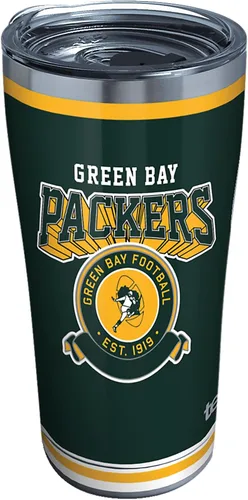 Vista 9 de Tervis Traveler NFL Green Bay Packers - Vaso de viaje con triple aislamiento vintage mantiene las bebidas frías y calientes, 20 onzas, acero