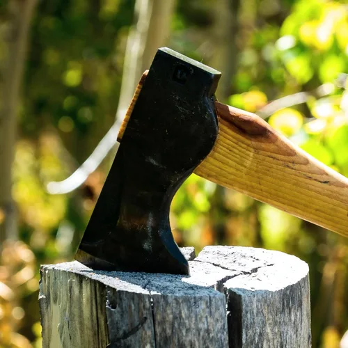 Vista 4 de COUNCIL TOOL - Hacha de madera de 2 libras, mango curvado de 24 pulgadas, fabricado en Estados Unidos 24 Mango