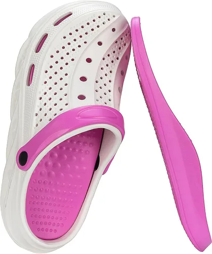 Vista 13 de Zuecos con forro de piel para mujer y hombre, pantuflas cálidas y mullidas, zapatos de jardín de invierno, sandalias para interiores y exteriores