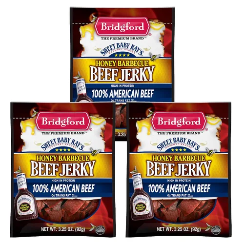 Vista 10 de Bridgford Bocadillos de carne de res de 4 onzas, paquete de 3 – Snacks listos para comer para aperitivos sobre la marcha – Snacks de carne sin