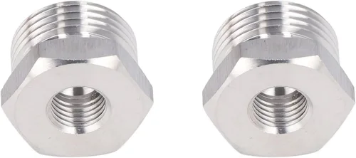 Vista 6 de Adaptador de barril de cerveza de 2 piezas, adaptador de grifo de cerveza de acero inoxidable, accesorios de barril de bloqueo de bola, conector