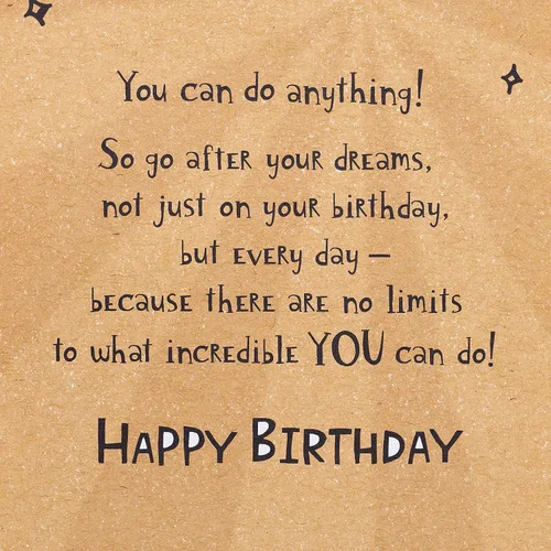 Vista 3 de American Greetings Tarjeta de cumpleaños para nieto (Puedes hacer cualquier cosa)