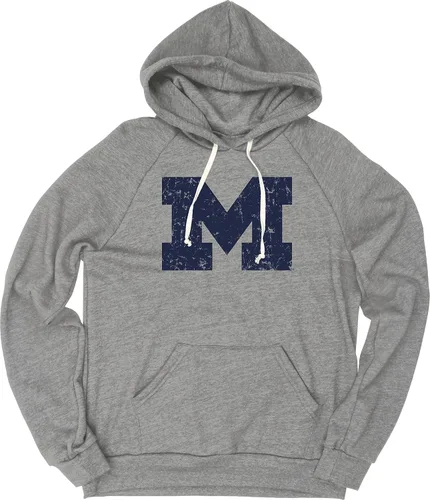 Vista 16 de Blue 84 NCAA - Sudadera con capucha de triple mezcla para hombre