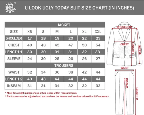 Vista 7 de U LOOK UGLY TODAY - Traje de fiesta para hombre, color sólido, para fiestas temáticas, eventos, club, Chaqueta con pantalones de corbata