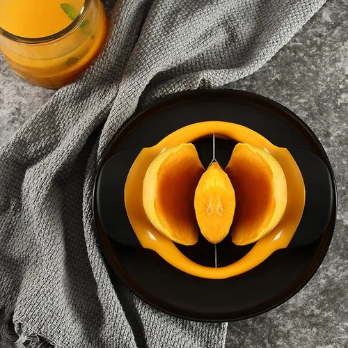 Vista 3 de Cortador de mango resistente y removedor de hoyos, cortador de frutas de mango con mango de agarre ergonómico, elimina el hoyo y divide sin esfuerzo