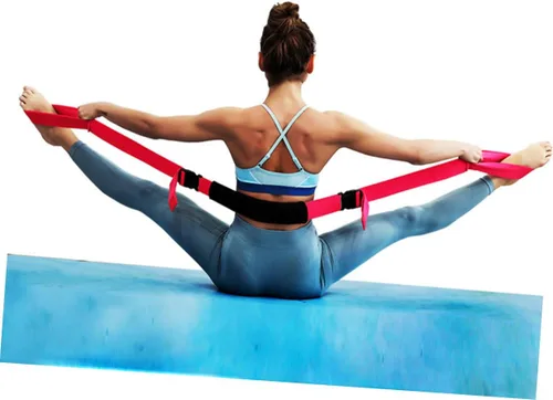 Vista 2 de LIOOBO Resistance Band Yoga Tension Band for Fitness Non-Slip Adjustable Lightweight Suitable for Fitness Levels