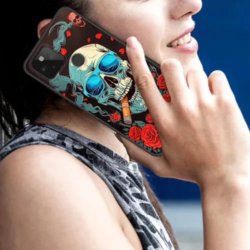 Vista 145 de Funda delgada para Google Pixel 4 XL, funda delgada de silicona de TPU suave a prueba de golpes para Google Pixel 4 XL, astronauta Galaxy