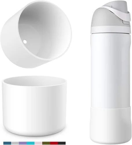 Vista 32 de Protector de Silicona para Botella de Agua Owala, 2 Piezas Fundas Protectoras Antideslizantes para Botellas de Agua FreeSip/Twist/Flip, Sin BPA