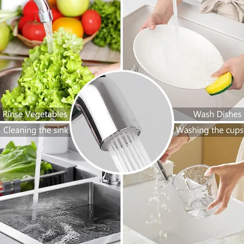 Vista 7 de Pulverizador de fregadero de repuesto para rociador lateral de cocina cromado universal Moen, para uso con grifos de fregadero de cocina, cromado