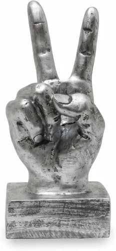 Vista 10 de Nice purchase Estatuas de escritorio con gestos de mano, escultura de dedos, decoración creativa para el hogar, sala de estar, estante