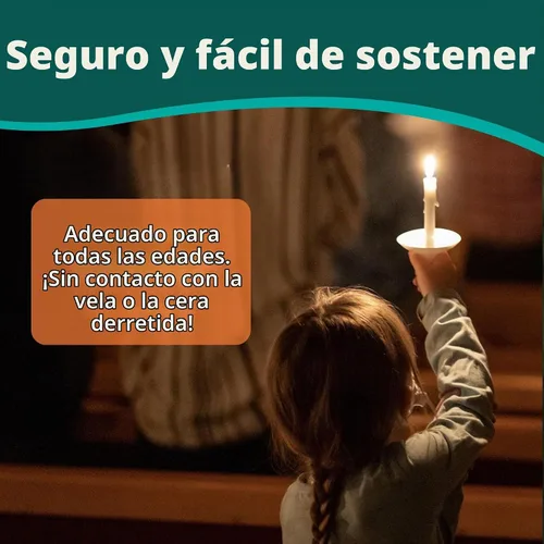 Vista 5 de Portavelas de plástico reutilizables para candelabros, 50 unidades, protector para vigilias de iglesia, conmemorativo, congregacional y velas