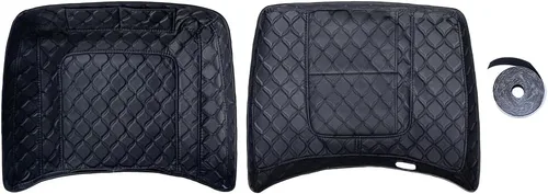 Vista 18 de Advanblack Forros para Tour Pack, Forro con Costura de Hilo Negro King Tour Pack