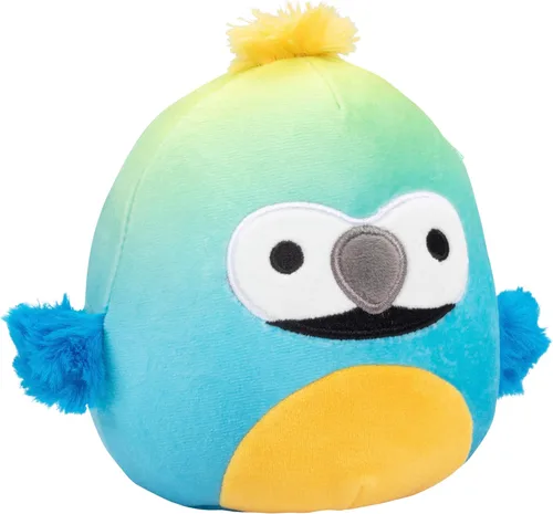 Vista 2 de Squishmallows Original Baptise The Guacamayo - Peluche oficial de Jazwares de 5 pulgadas, juguete de peluche coleccionable suave y esponjoso