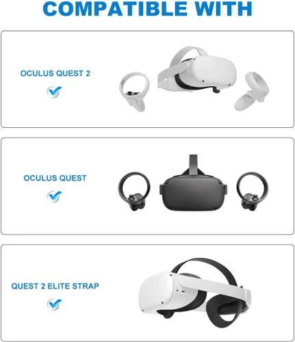 Vista 4 de LANMU Wall Mount Holder Accessories Compatible with OculusMeta Quest 2,Quest and Elite Strap, VR Headset and Controller Mount, Saving Space