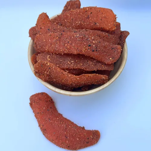 Vista 5 de Rebanadas de mango seco de limón pico, aperitivos agrios y chiles de Pico Limon (2 libras)