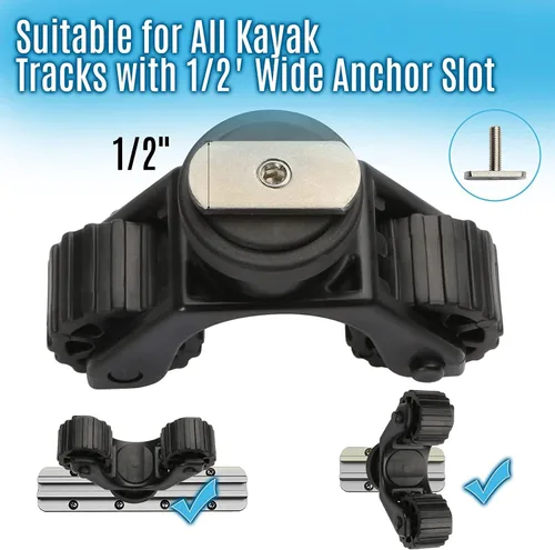 Vista 5 de Soporte para paletas de kayak, accesorios de kayak para remos de kayak, accesorios de pesca de kayak