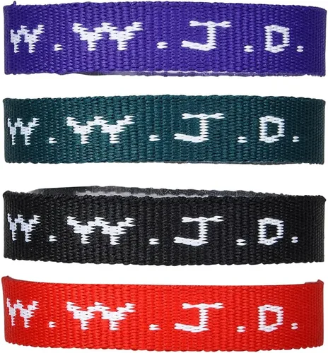 Vista 3 de Brazaletes "12 WWJD