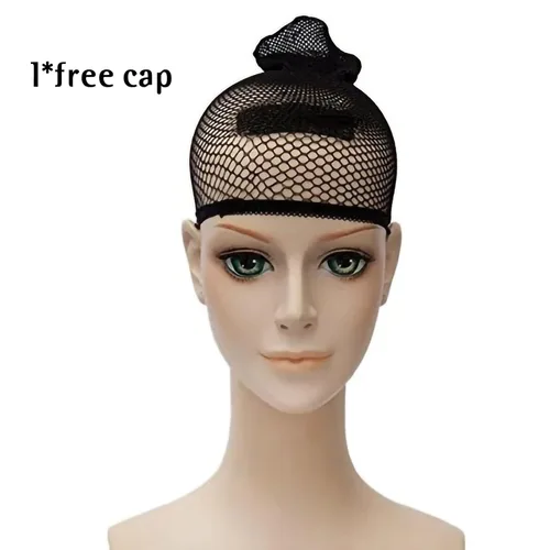 Vista 6 de Peluca de cabello sintético de 18 pulgadas18.1in, color negro Bob para mujeres y hombres, peluca de pelo sintético de longitud media para fiestas