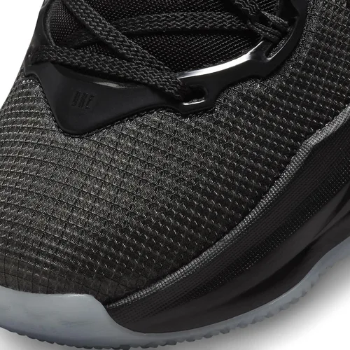 Vista 7 de Nike Lebron 19 (GS) - Tenis de baloncesto para niños, negro, rojo (BlackBlack-university Red)