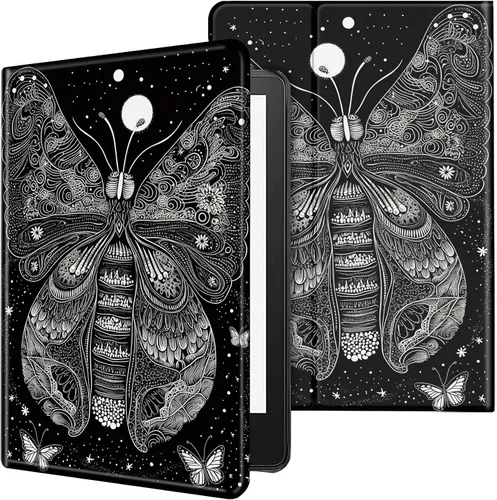 Vista 50 de Funda para tablet Kindle Fire 7 2019/2017 lanzamiento 9ª/7ª generación 7 pulgadas, ligera, protectora de piel sintética, cubierta inteligente