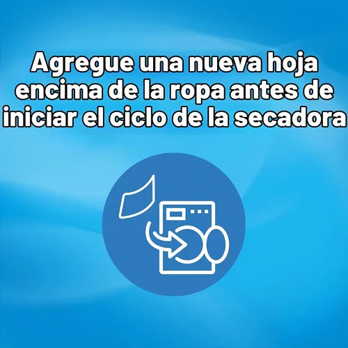 Vista 3 de Snuggle Hojas Suavizantes para Secadora, Blue Sparkle, 80