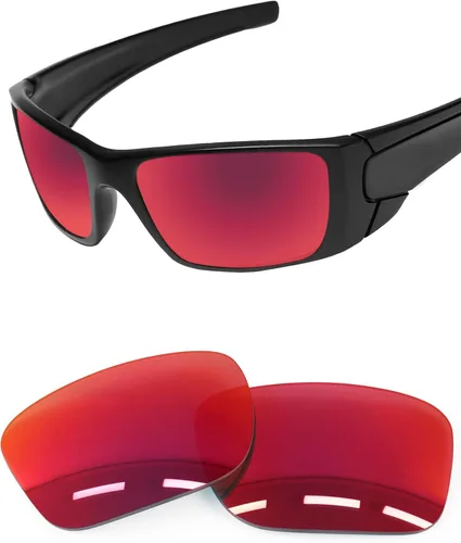 Vista 12 de 1.6MM Polarized Replacement Lenses for Oakley Fuel Cell OO9096 Sunglasses Iridium negro - Policarbonato polarizado
