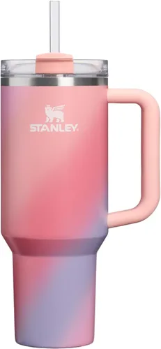 Vista 19 de STANLEY Quencher H2.0 Vaso Térmico con asa y pajilla, 64 onzas, tapa Flowstate de 3 posiciones, gran capacidad para viajes y deportes, vaso de acero