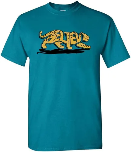 Vista 3 de Xtreme Apparrel Jacksonville Believe Men's T-Shirt for Football Fans camisa negra