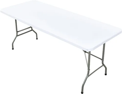 Vista 21 de Mantel Cuadrado Elástico Ajustable, Cubierta de Mesa de Poliéster Resistente al Viento, Mantel Resistente a Rayones y Lavable para Mesas Plegables