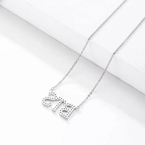 Vista 4 de YANENG KPOP Bangtan - Collar con colgante de circonita cúbica para fanáticos del ejército regalo para mujeres y niñas Metal Circonia cúbica