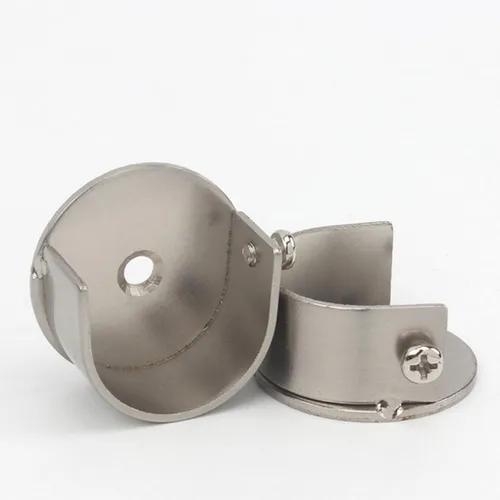 Vista 4 de Zerodeko Soportes para barra de cortina, 2 piezas, soporte de pared para decoración de ventanas