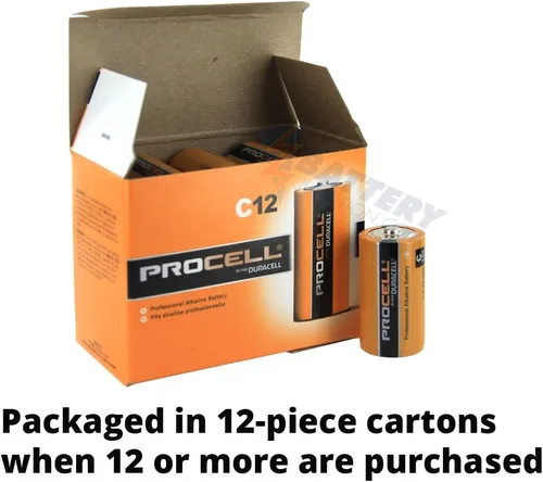 Vista 4 de Duracell C12 PROCELL - Batería alcalina profesional, 12