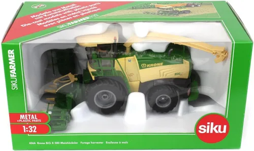 Vista 8 de Siku Krone Big X 580 Cosechadora de forraje escala 1:32 4066 Réplica de vehículos de juguete de metal y plástico fundido a presión Piezas
