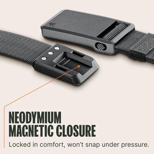 Vista 3 de Groove Life Groove Belt Ultra – Cinturón de golf para hombre, elástico, hebilla magnética, ajustable, cómodo, para golf Abyss Navy