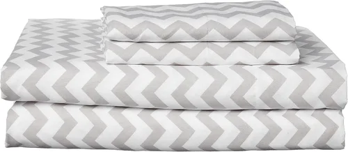 Vista 75 de Juego de sábanas extrasuaves de tamaño individual, ropa de cama transpirable y lujosa con correas elásticas integradas para las esquinas, colección