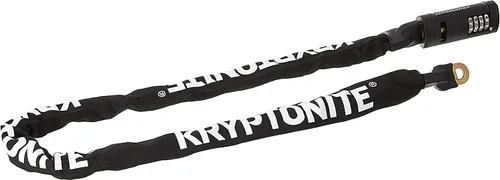 Vista 2 de Kryptonite Keeper 712 - Cerradura de cadena para bicicleta, 4 pies de largo, cadena de acero de 0.276 in, resistente antirrobo, cerradura