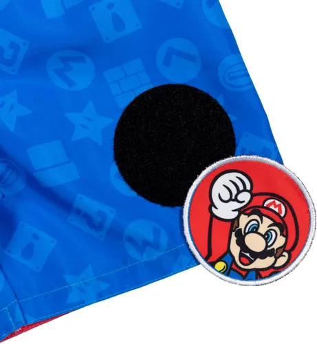 Vista 6 de Super Mario Luigi Mario Yoshi Raglan Swim Rash Guard - Conjunto de troncos de natación
