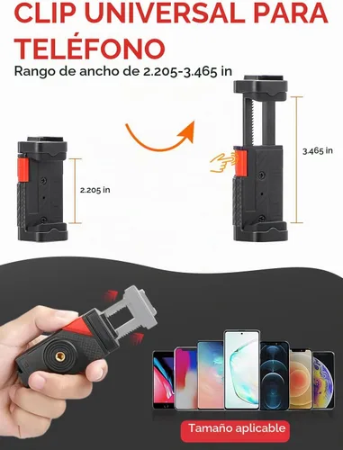 Vista 3 de USKEYVISION Kit de videoblogs para teléfono inteligente, micrófono de metal, luz Tiktok, YouTube, equipo de podcast para iPhone 16/15/14
