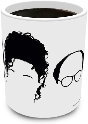 Vista 215 de Trend Setters Friends the Television Show – 25 años – Mercancía oficial – Taza de café o té de cerámica blanca de 11 onzas – perfecta para regalar