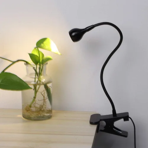 Vista 9 de Yosoo Abrazadera LED, clip de abrazadera flexible USB en luz de escritorio LED lámpara de noche para estudio de lectura