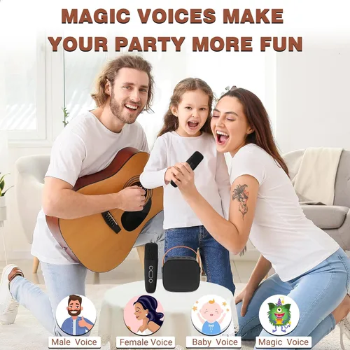 Vista 6 de IROO Mini máquina de karaoke para niños, los mejores regalos de Navidad y cumpleaños de 2025 para niñas y niños de 4, 5, 6, 7, 8, 9, 10, 12+ años