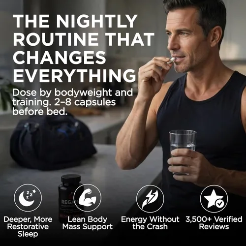 Vista 3 de Suplementos HGH para hombres y mujeres - REGAINS paquete de inicio, péptidos anabólicos para el crecimiento muscular, recuperación muscular