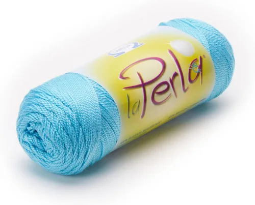 Vista 26 de LA Perla de Omega - Hilo Perle 100% algodón mercerizado ideal para ganchillo fino - Color: 01 - Blanco 601