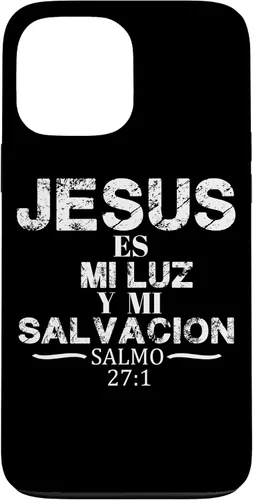 Vista 24 de Salmo Jesus ES Mi Luz Biblia Cristiana - Carcasa para iPhone 17