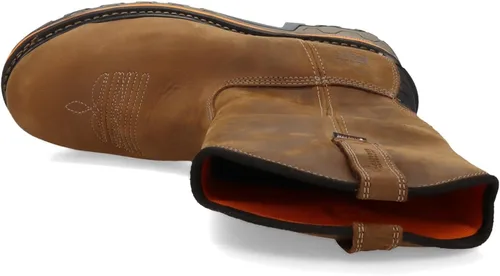 Vista 6 de Timberland PRO Botas de trabajo True Grit sin cordones con puntera compuesta para hombre Marrón-2024 Nuevo