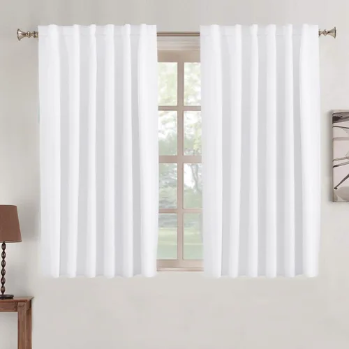 Vista 85 de Turquoize Cortinas Opacas con Aislamiento Térmico Paneles de Tratamiento de Ventanas con Bolsillo para Barra Paneles de Ventana para Ventanas